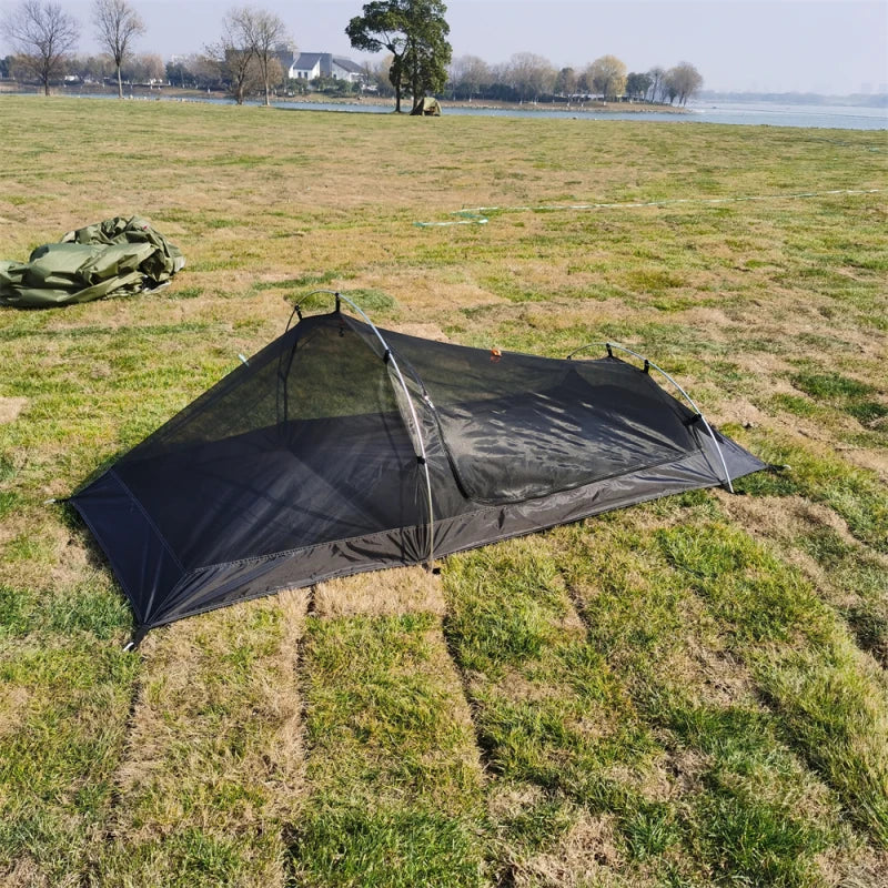 Asher Daniel Grand Outdoors: Backpacking Tent | 1 Person Ultralight | Stormproof Camping Tent Suitable for Four Seasons Single Person Tent