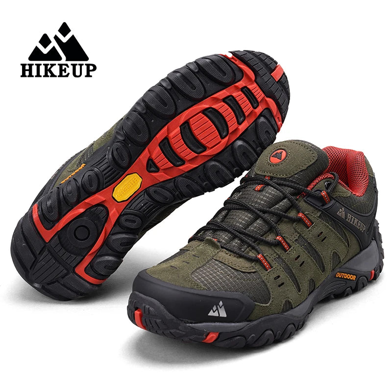 Asher Daniel Grand Outdoors: Men's Hiking Shoes | Suede Leather | Outdoor Shoes | Wear-resistant | Trekking | Walking | Hunting