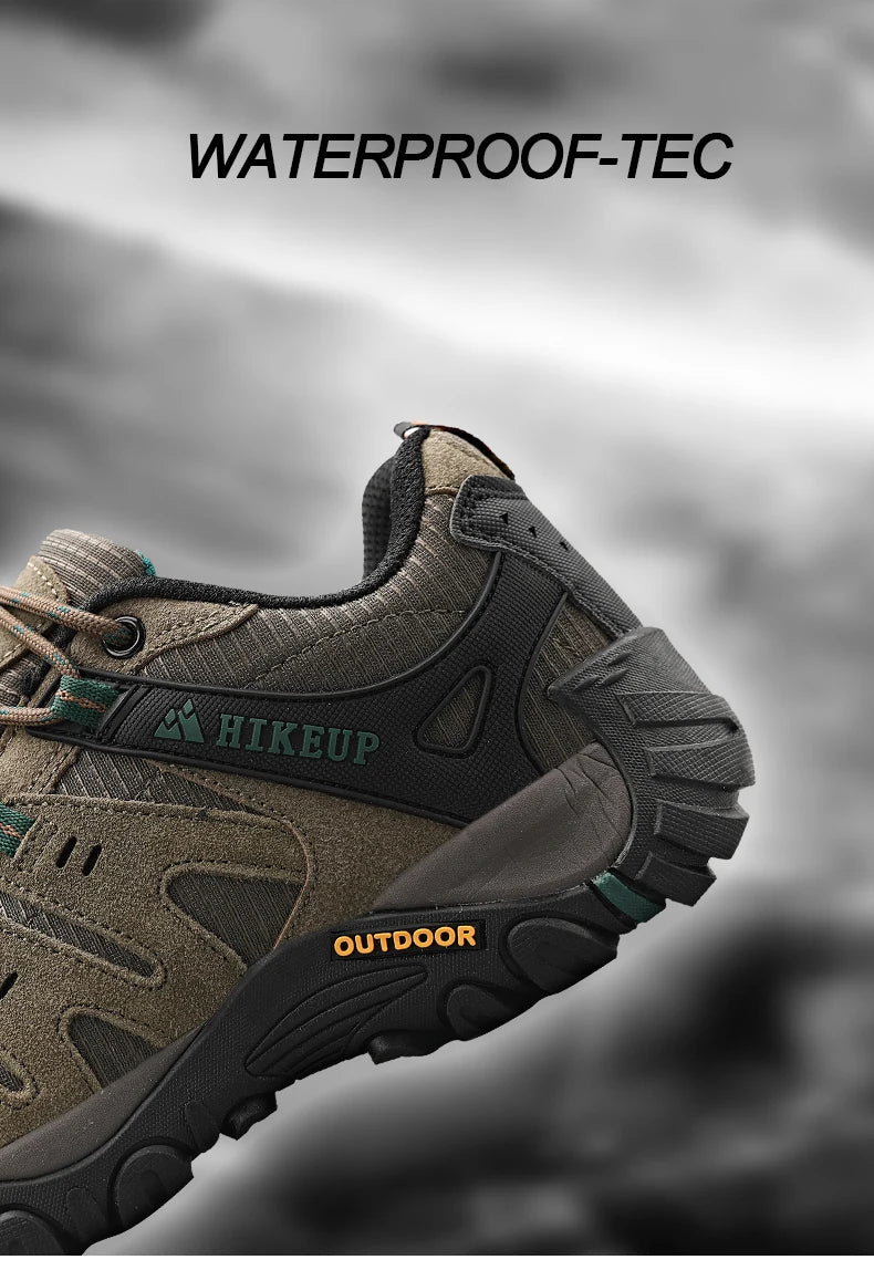 Asher Daniel Grand Outdoors: Men's Hiking Shoes | Suede Leather | Outdoor Shoes | Wear-resistant | Trekking | Walking | Hunting