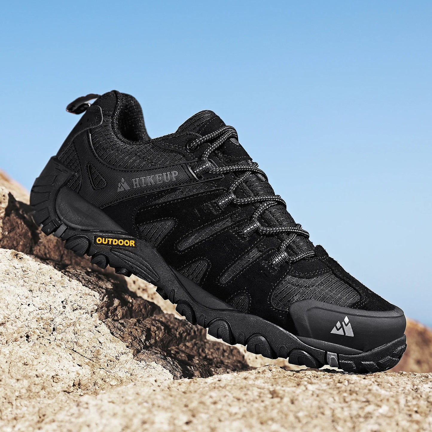 Asher Daniel Grand Outdoors: Men's Hiking Shoes | Suede Leather | Outdoor Shoes | Wear-resistant | Trekking | Walking | Hunting
