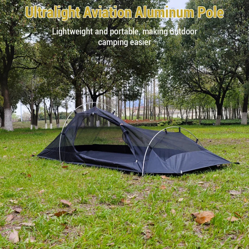 Asher Daniel Grand Outdoors: Backpacking Tent | 1 Person Ultralight | Stormproof Camping Tent Suitable for Four Seasons Single Person Tent