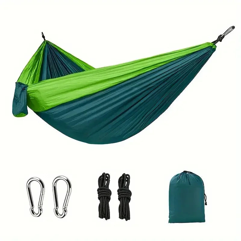 Asher Daniel Grand Outdoors: Camping Hammock | Camping Accessories Gear for Outdoor/Indoor with Tree Straps | Nylon Lightweight Hammocks for Touring Hiking
