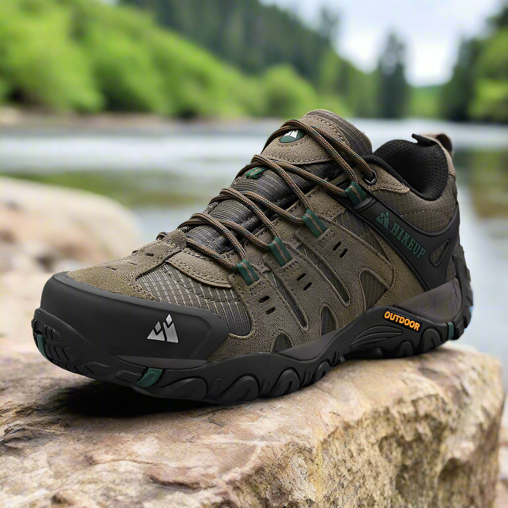 Asher Daniel Grand Outdoors: Men's Hiking Shoes | Suede Leather | Outdoor Shoes | Wear-resistant | Trekking | Walking | Hunting