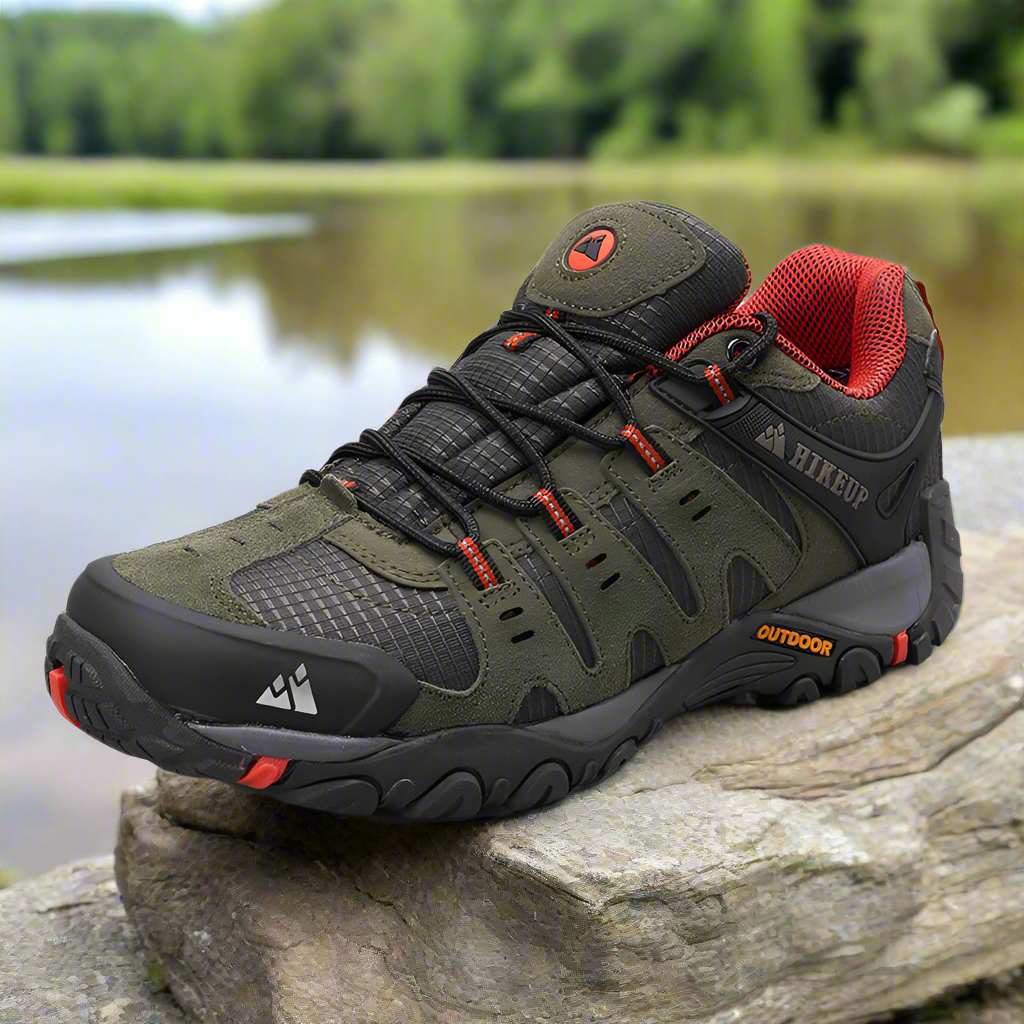 Asher Daniel Grand Outdoors: Men's Hiking Shoes | Suede Leather | Outdoor Shoes | Wear-resistant | Trekking | Walking | Hunting