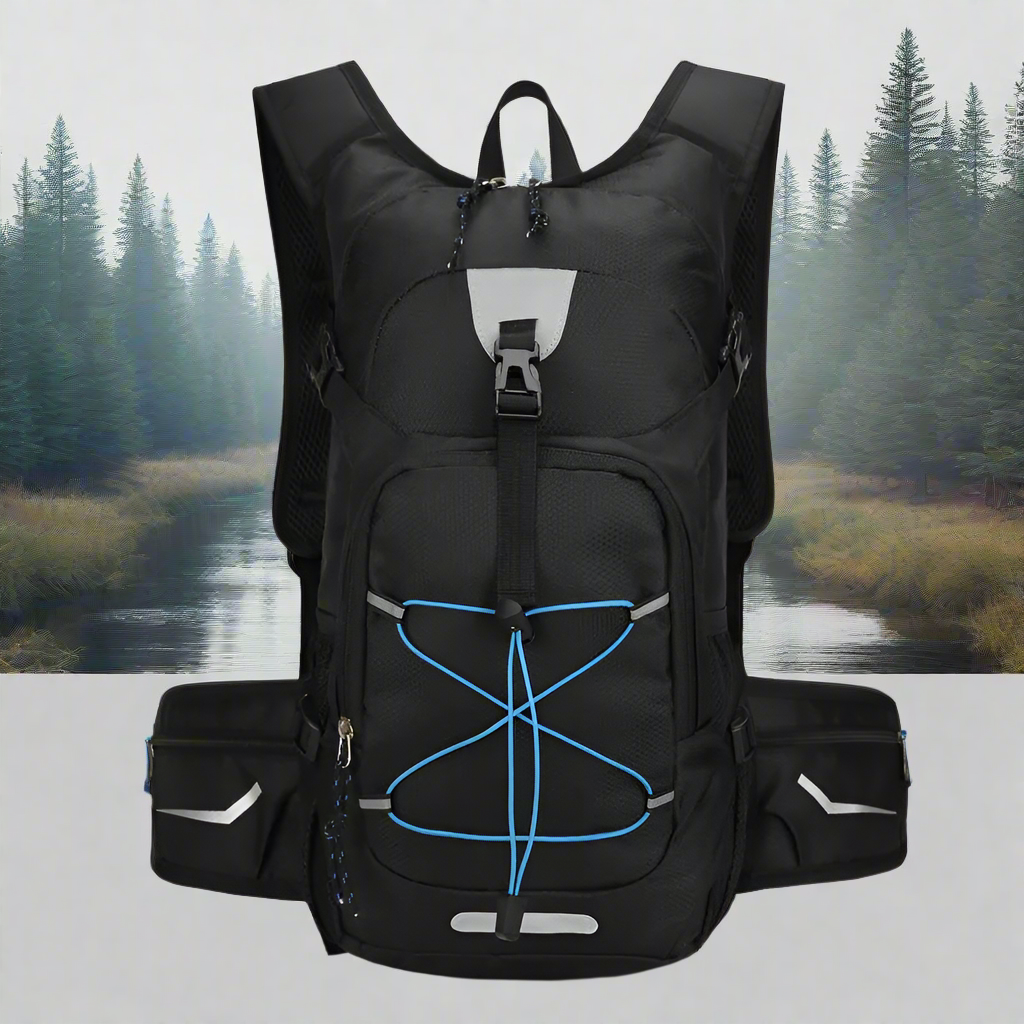 Asher Daniel Grand Outdoors: Lightweight Hydration Backpack | Outdoor Sport | Hiking | Camping |Climbing | Mountaineering Rucksack | Travel Hydro Water Daypack