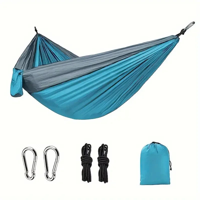 Asher Daniel Grand Outdoors: Camping Hammock | Camping Accessories Gear for Outdoor/Indoor with Tree Straps | Nylon Lightweight Hammocks for Touring Hiking