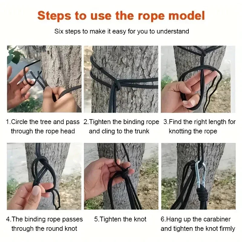 Asher Daniel Grand Outdoors: Camping Hammock | Camping Accessories Gear for Outdoor/Indoor with Tree Straps | Nylon Lightweight Hammocks for Touring Hiking