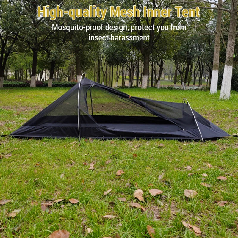 Asher Daniel Grand Outdoors: Backpacking Tent | 1 Person Ultralight | Stormproof Camping Tent Suitable for Four Seasons Single Person Tent