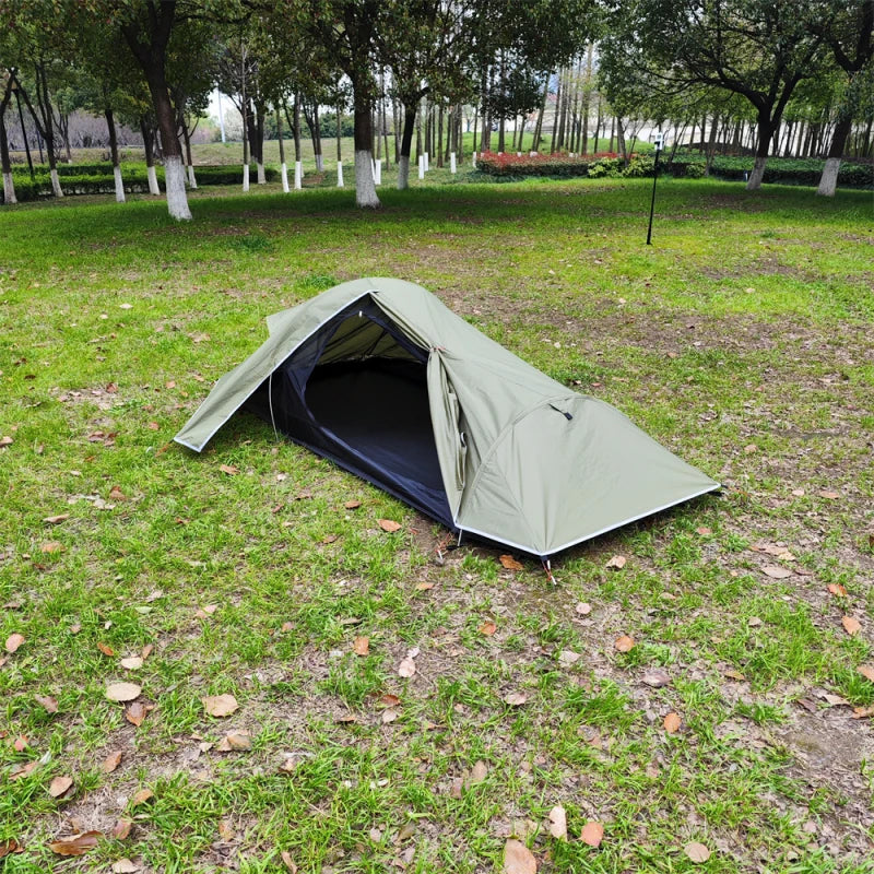 Asher Daniel Grand Outdoors: Backpacking Tent | 1 Person Ultralight | Stormproof Camping Tent Suitable for Four Seasons Single Person Tent