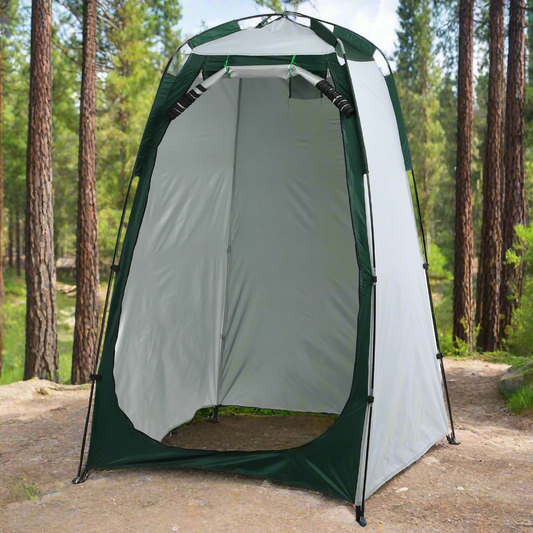 Asher Daniel Grand Outdoors: Portable Camp Shower  | Changing Tent | Sun or Rain Shelter | Privacy Shelter Tent with Window for Outdoor Camping Bathroom