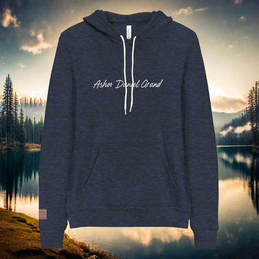 Asher Daniel Grand - 'Simply Grand' - Cozy Embroidered Unisex Hoodie