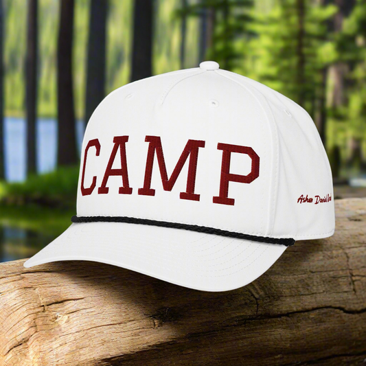 Asher Daniel Grand 'CAMP' Adventure - Classic Embroidered Rope Cap