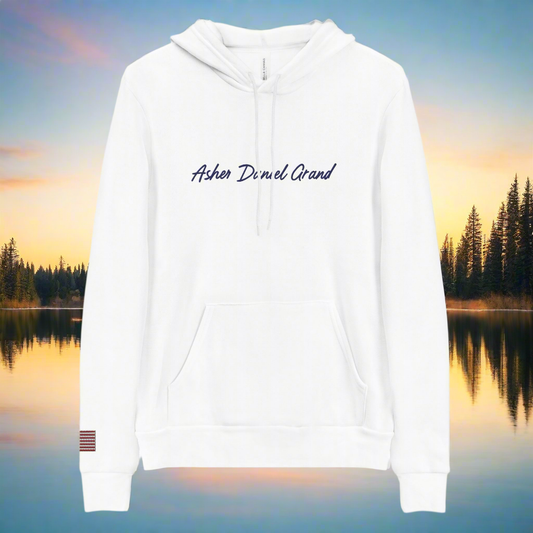 Asher Daniel Grand - 'Simply Grand' - Cozy Embroidered Unisex Hoodie