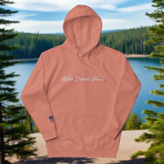 Asher Daniel Grand 'Simply Grand' - Cozy Embroidered Unisex Hoodie