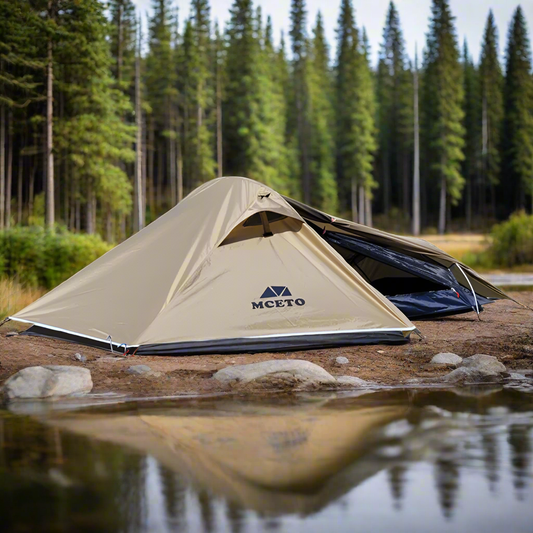Asher Daniel Grand Outdoors: Backpacking Tent | 1 Person Ultralight | Stormproof Camping Tent Suitable for Four Seasons Single Person Tent