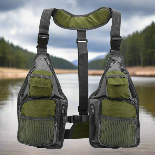 Asher Daniel Grand Outdoors: Fishing Vest Waistcoat | Durable & Practical Gear for fishing activities