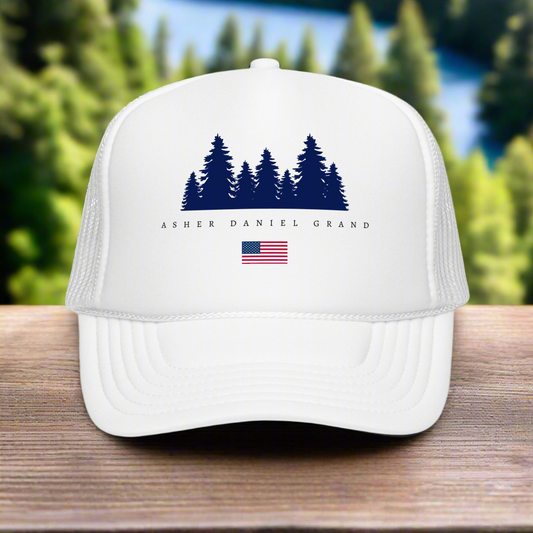 Asher Daniel Grand 'Pines' - Foam Trucker Hat