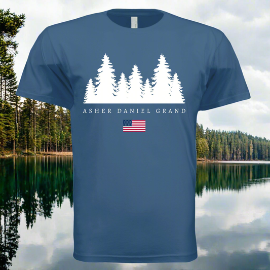 ADG 'The Pines' Cool Blue - Unisex T-Shirt
