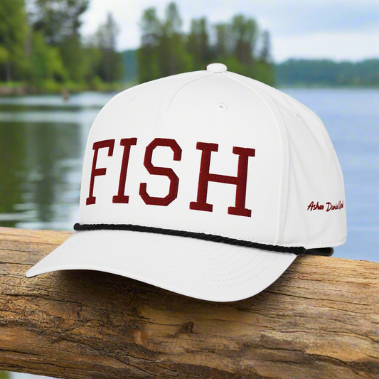 Asher Daniel Grand 'FISH' Adventure - Classic Embroidered Rope Cap