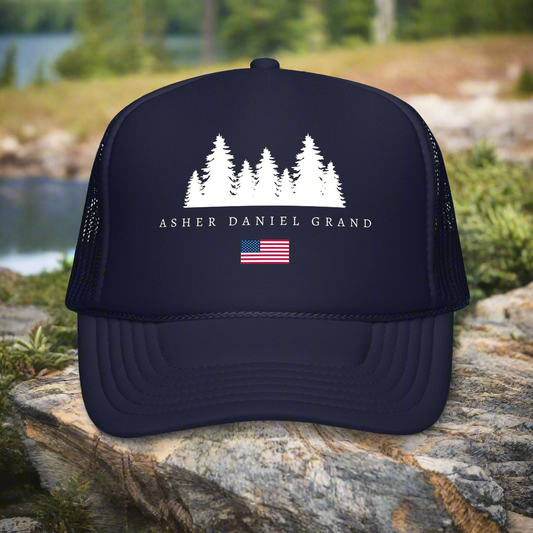 Asher Daniel Grand 'Pines' - Foam Trucker Hat