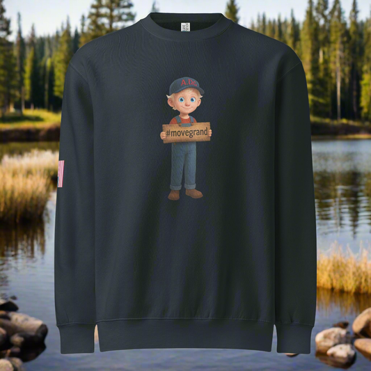 Asher Daniel Grand 'Kid Grand' - Unisex Premium Crew Neck Sweatshirt